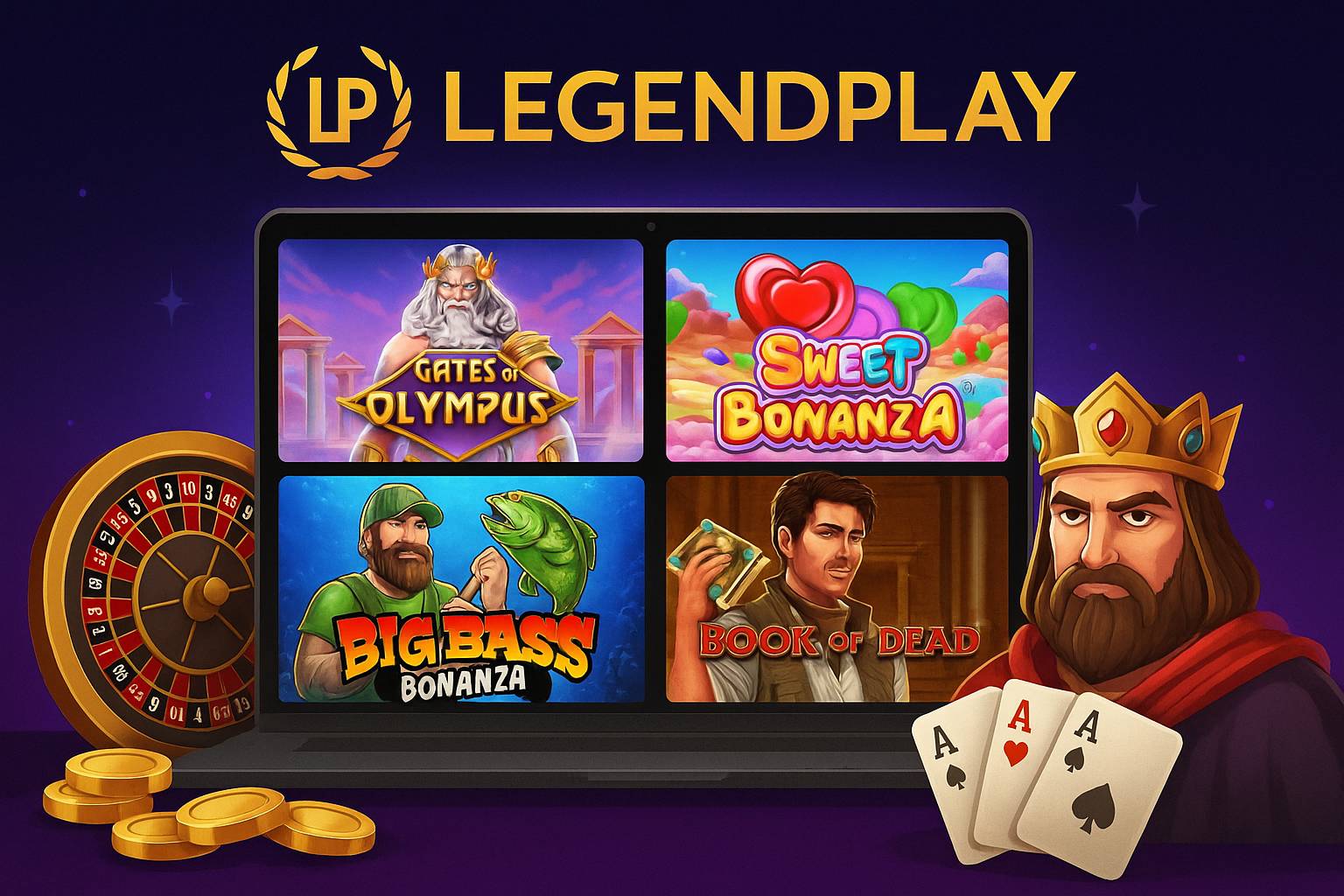 Jogos de cassino online inovadores e emocionantes na LEGENDPLAY