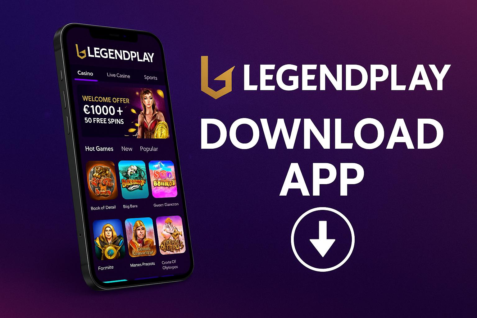 Baixar o LEGENDPLAY Cassino App