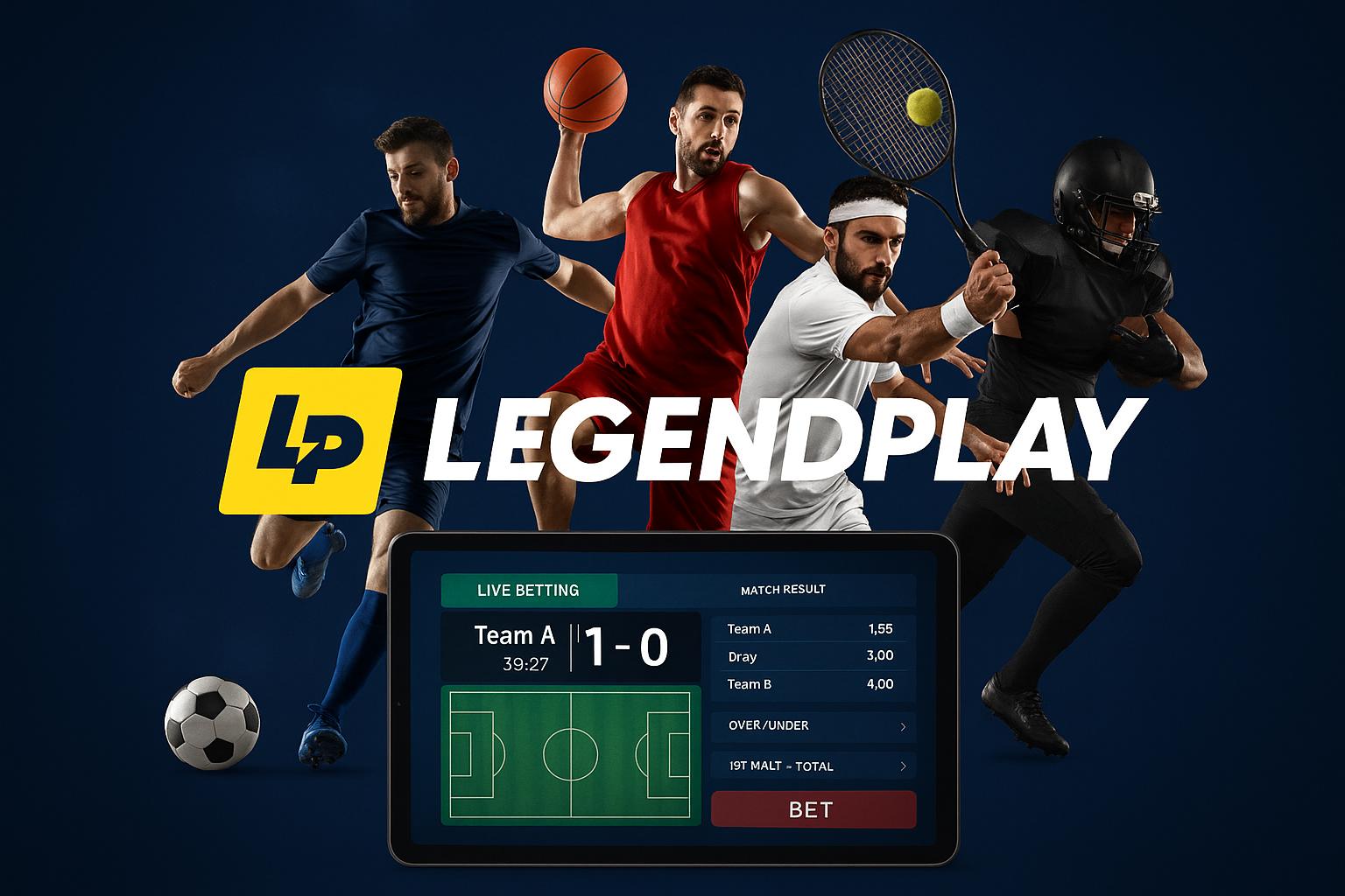 Aposte em apostas esportivas no cassino online LEGENDPLAY