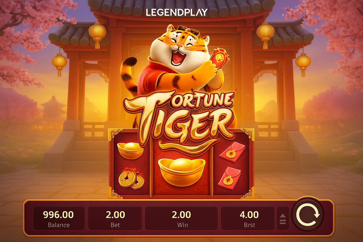 Fortune Tiger é um jogo imperdível no LEGENDPLAY Casino