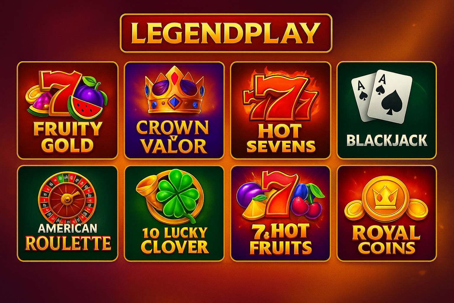 Jogos de Slot no Casino Online LEGENDPLAY