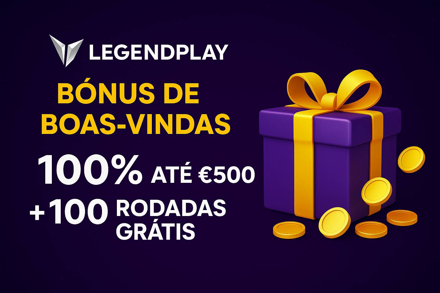 Criar uma nova Conta no plataforma LEGENDPLAY